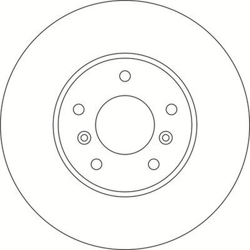 Abtex 2 x Solid Rear Brake Discs BD1930S