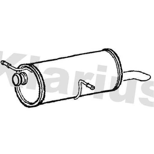 Klarius Box With Tail Pipe Rear PG685P