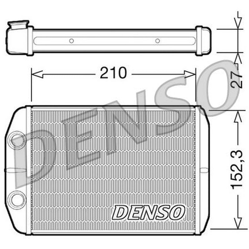 Denso Heater Matrix Core Heat Exchanger DRR09073