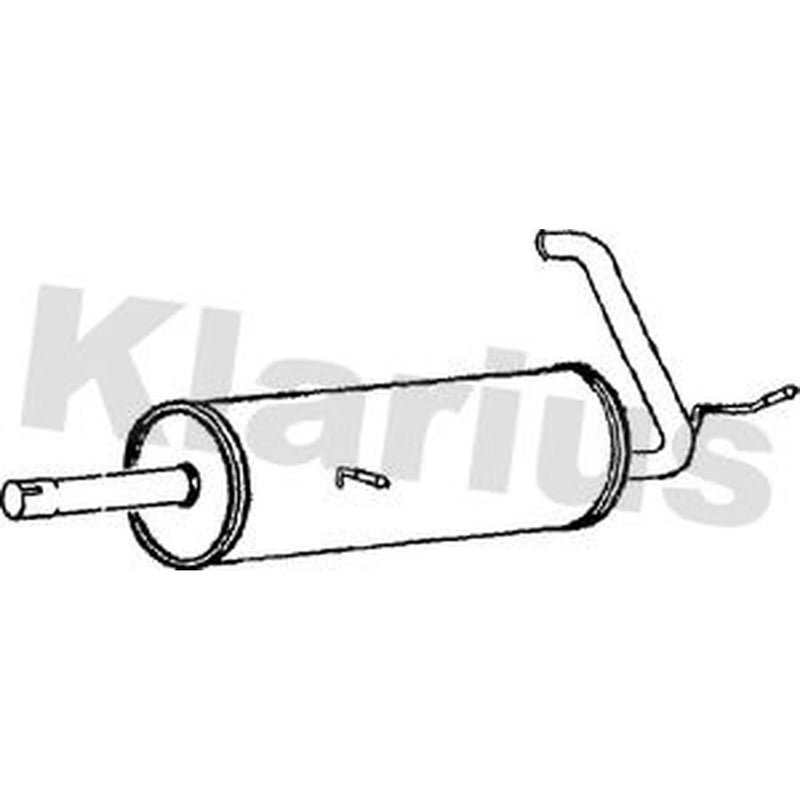 Klarius Box With Tail Pipe Rear FE653A