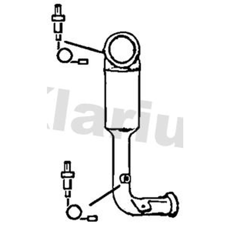 Klarius Catalyst Type Approved With Pipe 323751
