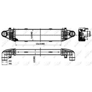 NRF Intercooler (Charge Air Cooler) 30315