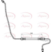 Apec Brake Hydraulic Hose Line Rear Right HOS4149