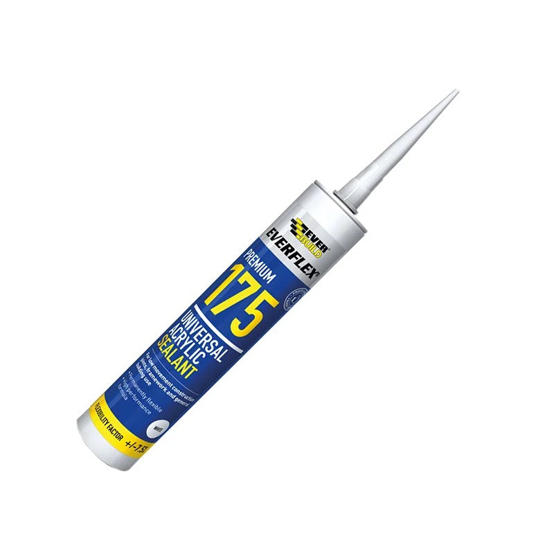 Everbuild Sika SikaSeal® Mould Resistant Caulk+ White 310ml - 880141