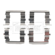 Borg & Beck Brake Pad Accessory Fitting Kit Front BBK1378