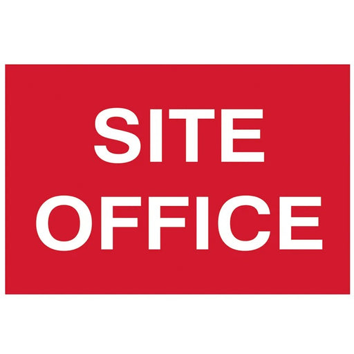 Scan Site Office - PVC Sign 600 x 400mm - 4252