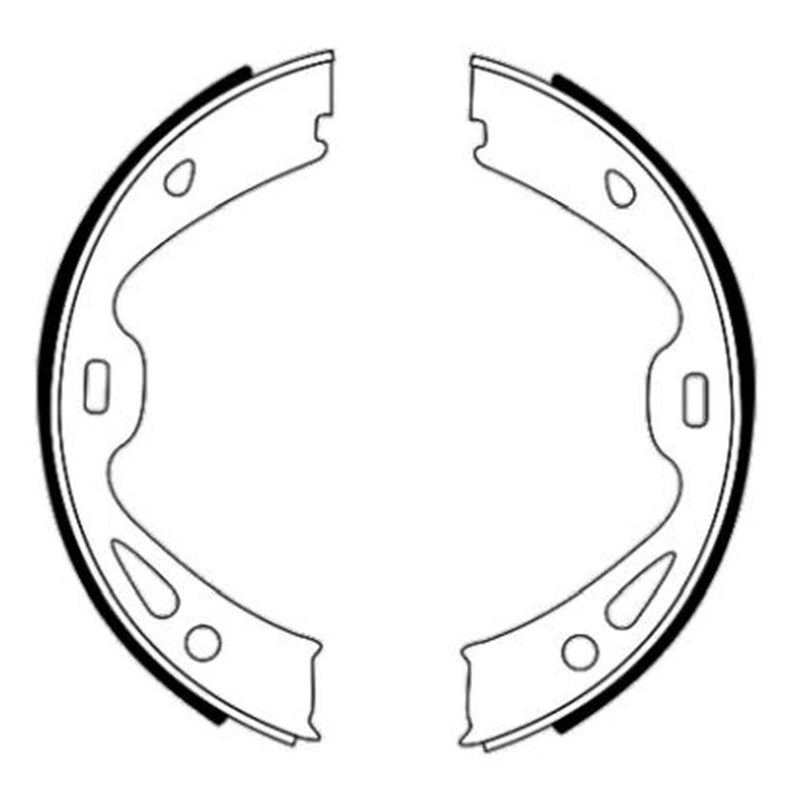 Mintex 4 x Parking Brake Shoe Set MFR757
