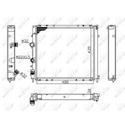 NRF Engine Radiator 58075A