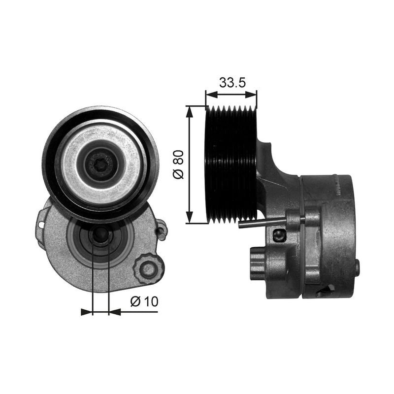 Gates Auxiliary Belt Tensioner T38561