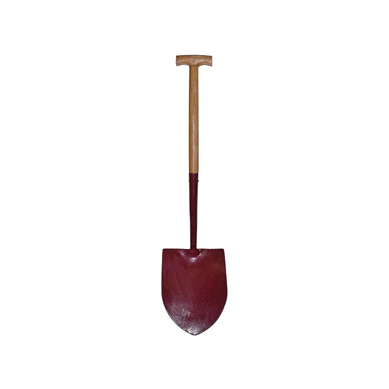 Faithfull Solid Socket Shovel Round No.2 T-Handle - FAISSR2T
