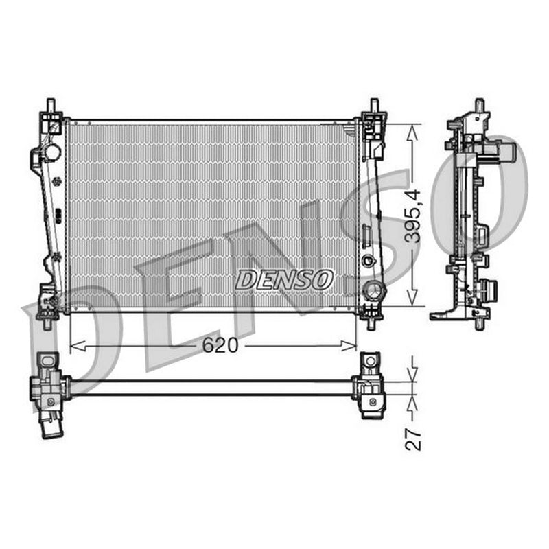 Denso Engine Radiator DRM01006