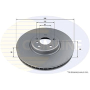 Comline 2 x Internally Vented Front Brake Discs ADC5030VR