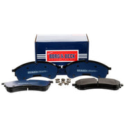 Borg & Beck 4 x Front Brake Pad Set BBP2677