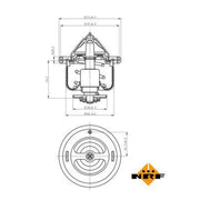 NRF Thermostat,Coolant 725134