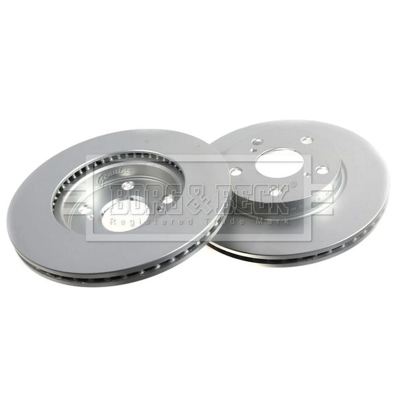 Borg & Beck 2 x Front Brake Discs BBD4807