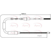 Apec Handbrake Cable Left Rear CAB1525