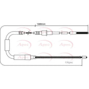 Apec Handbrake Cable Left Rear CAB1525