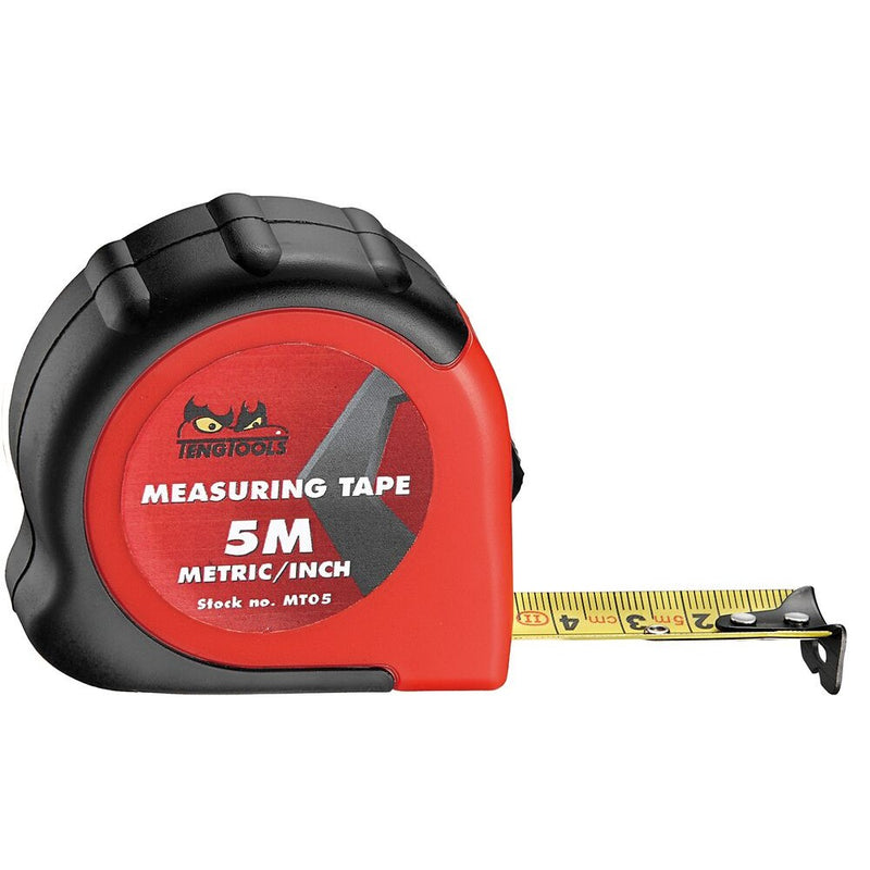 Teng Tools Measuring Tape 3m Metric/Inch - Compact & Durable