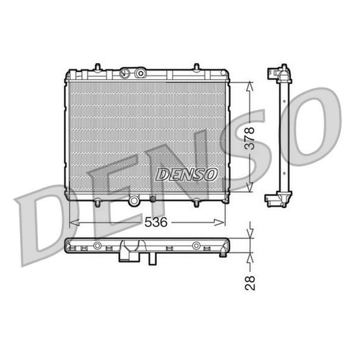 Denso Engine Radiator DRM07015