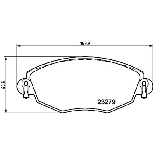 DON Front Brake Pad Set PCP1068
