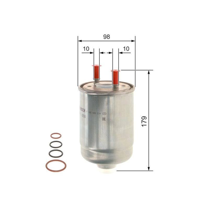 Bosch Fuel Filter Element F 026 402 234