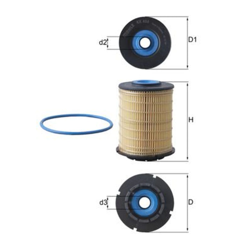 Mahle Fuel Filter Element KX 404D