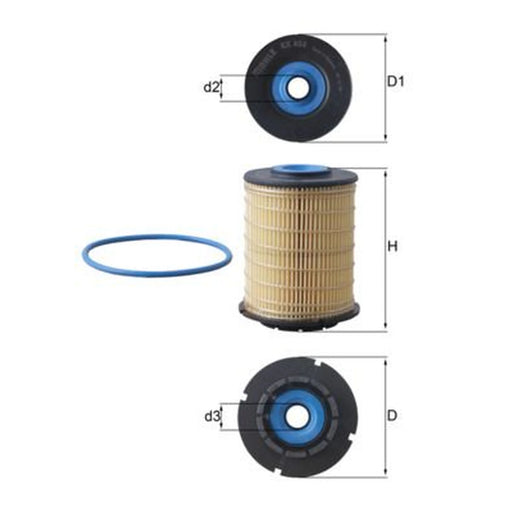 Mahle Fuel Filter Element KX 404D