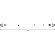 Apec Brake Hydraulic Hose Line Rear HOS3915