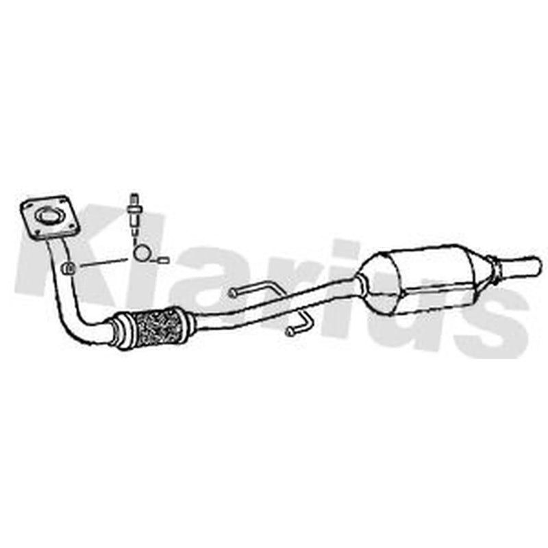 Klarius Catalyst Type Approved With Pipe Front 321405