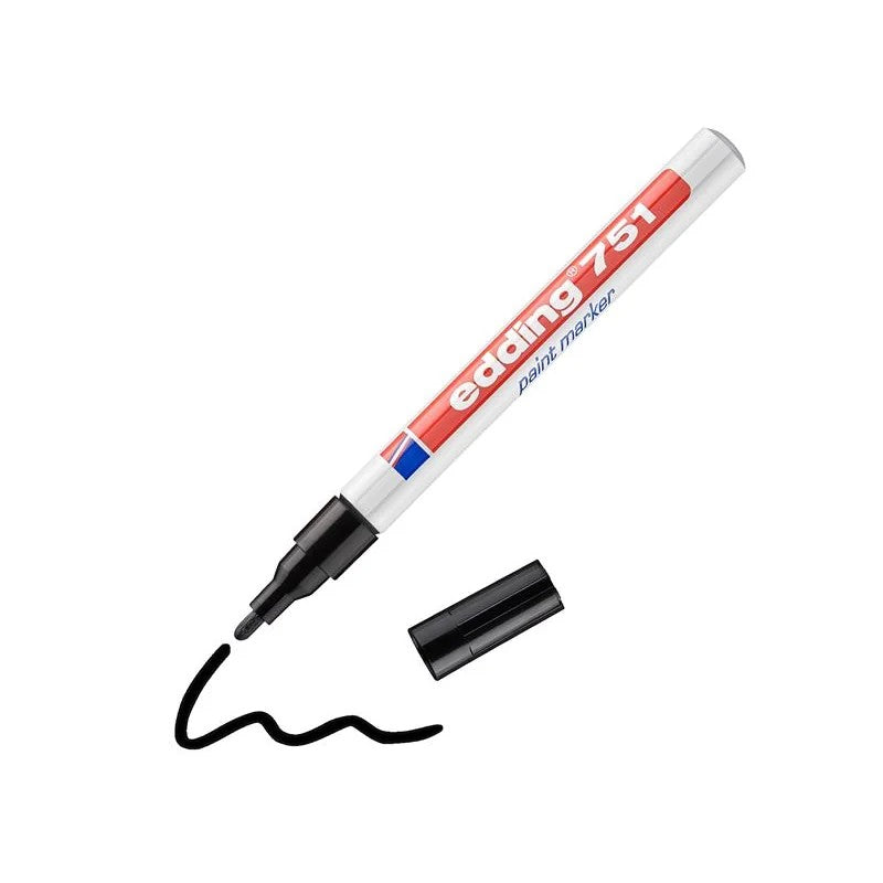 edding 751 Fine Paint Marker Black - 4-751001
