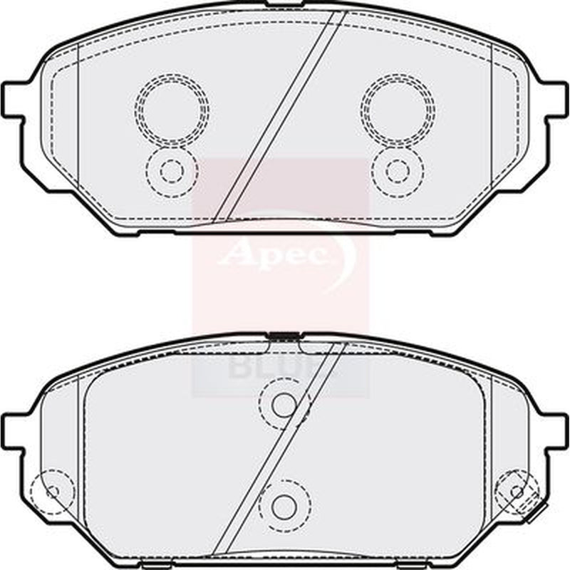 Apec Front Brake Pad Set PD3872