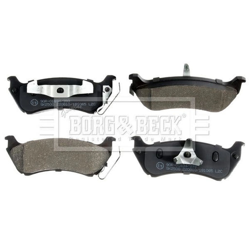 Borg & Beck 4 x Rear Brake Pad Set BBP1666