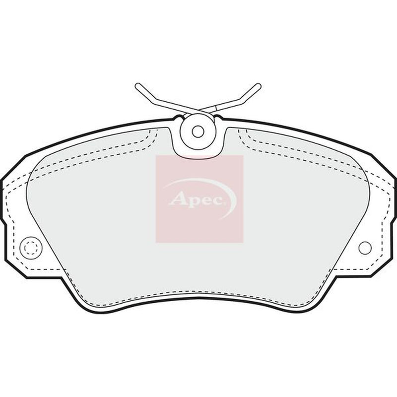 Apec Front Brake Pad Set PAD757