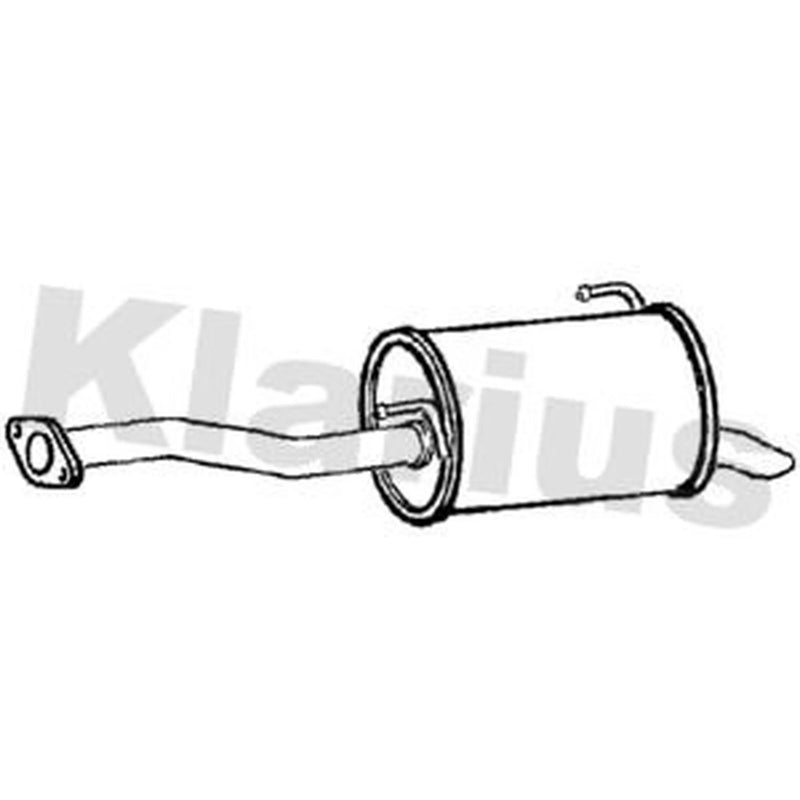 Klarius Box With Tail Pipe Rear DN760P