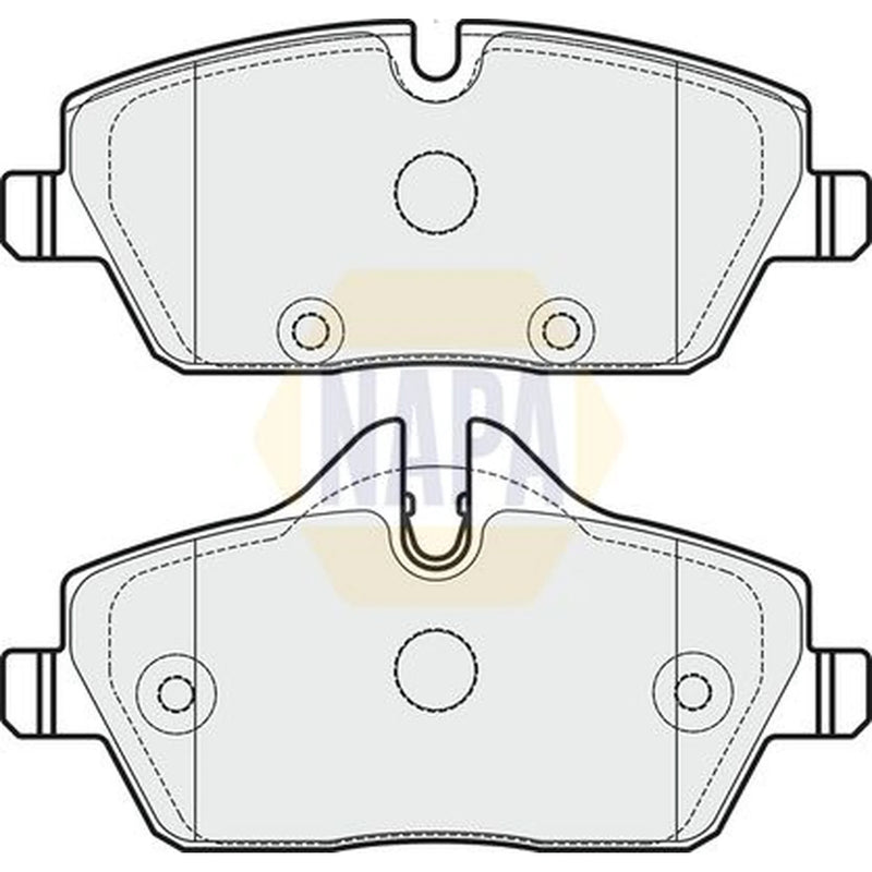 NAPA Front Brake Pad Set NBP1813