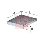 Apec Cabin Air Filter (Pollen Filter) AFC4304