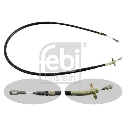 Febi Handbrake Cable Left Rear 09500