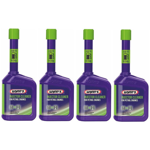 4x Wynns PETROL Injector Cleaner Fuel Treatment Additive 325ml More Performance MPG Wynns  - Town Parts