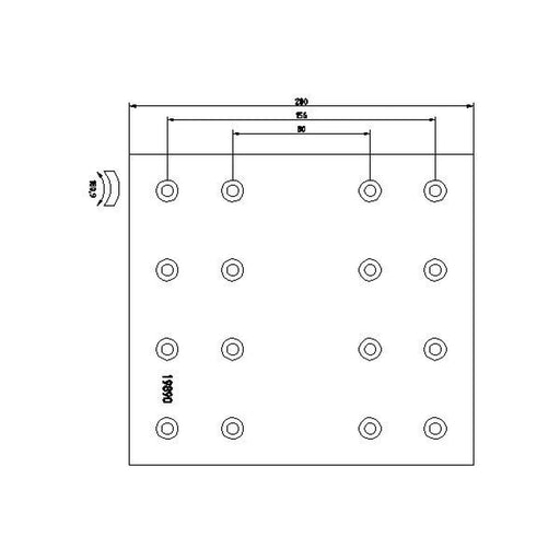 DON Don Cv Brake Lining Set DF32331S7100