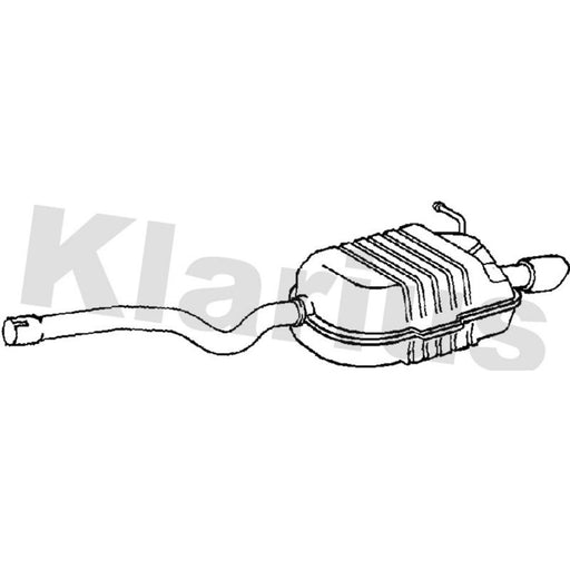 Klarius Box With Tail Pipe Rear SK88L