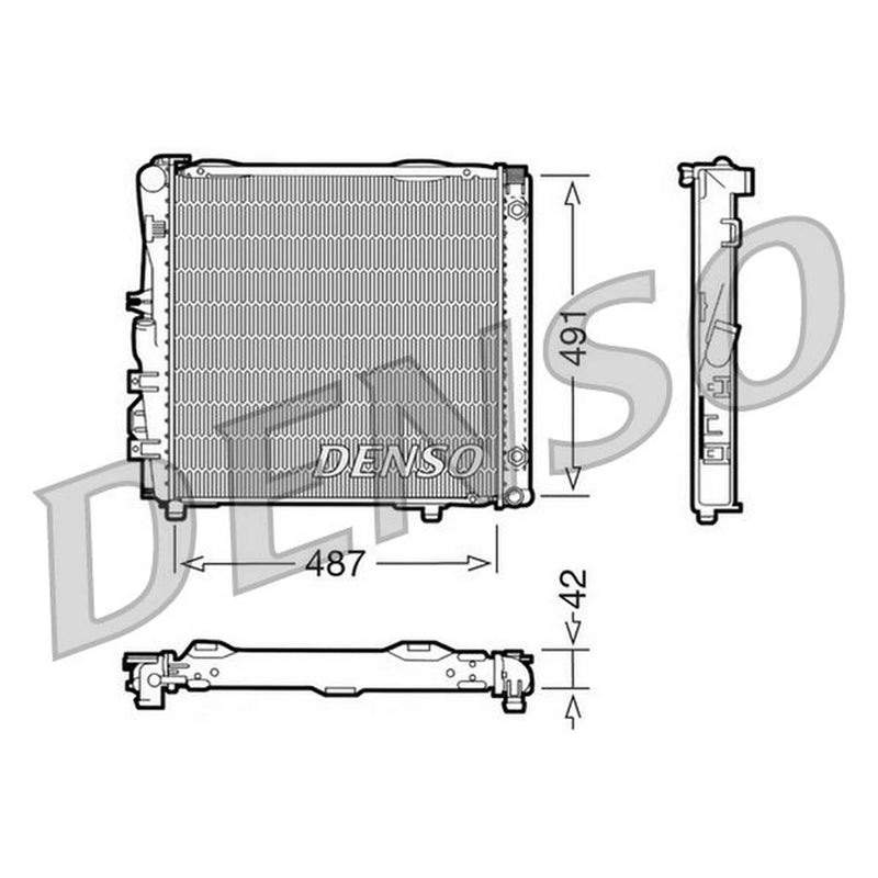 Denso Engine Radiator DRM17052