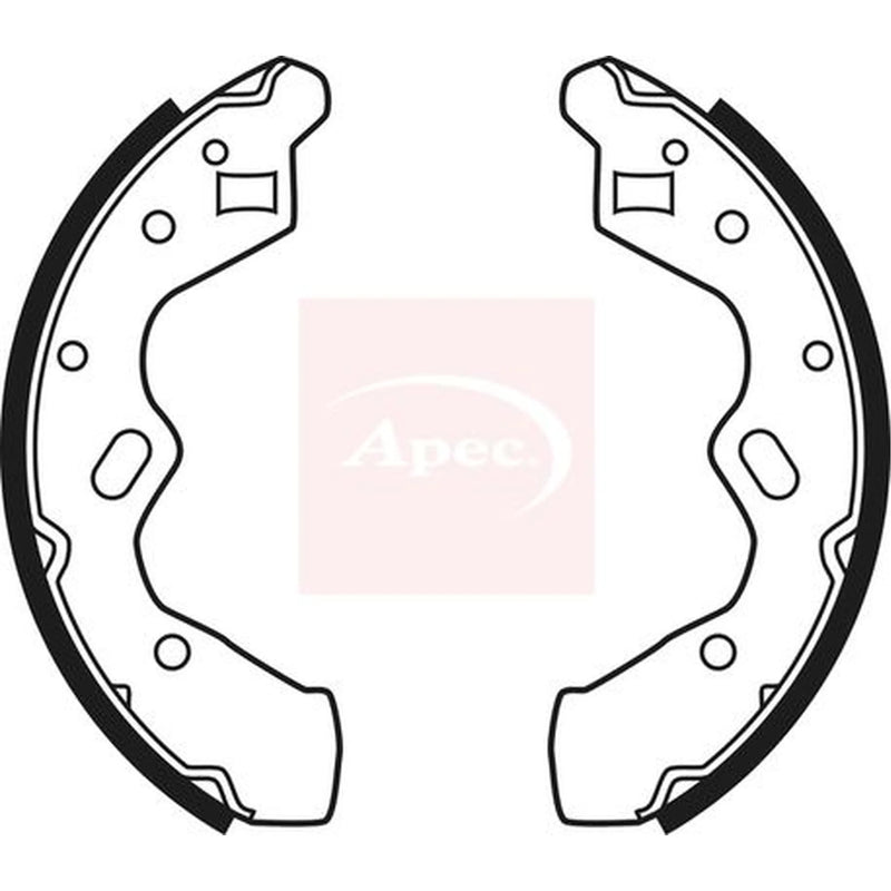 Apec Brake Shoe Set Axle Kit SHU595