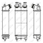 NRF Intercooler (Charge Air Cooler) 30274