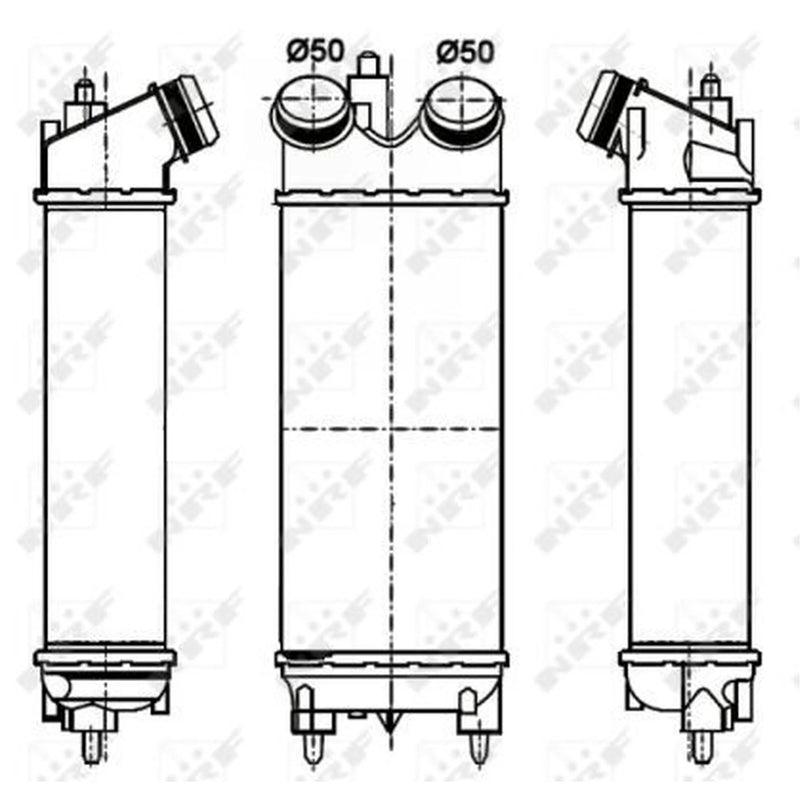 NRF Intercooler (Charge Air Cooler) 30274