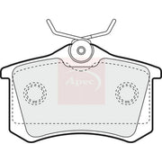 Apec Rear Brake Pad Set PAD1256