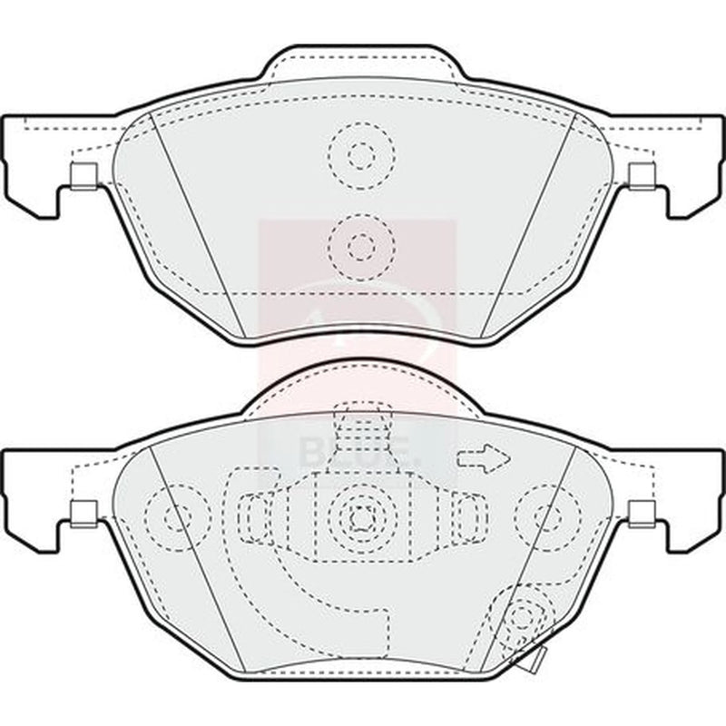 Apec Front Brake Pad Set PD3333