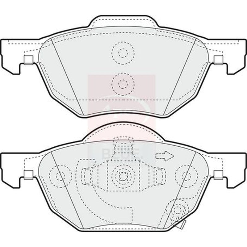 Apec Front Brake Pad Set PD3333