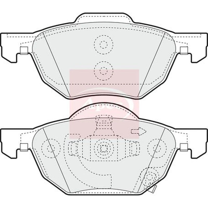Apec Front Brake Pad Set PAD1394