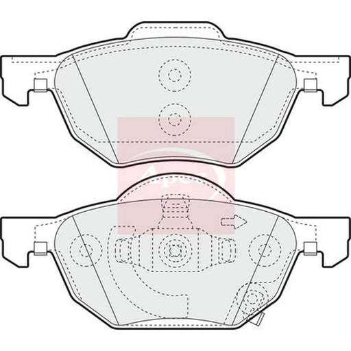Apec Front Brake Pad Set PAD1394