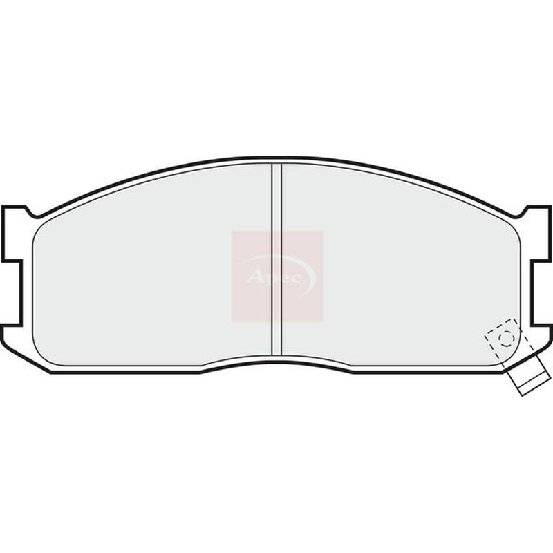 Apec Front Brake Pad Set PAD534